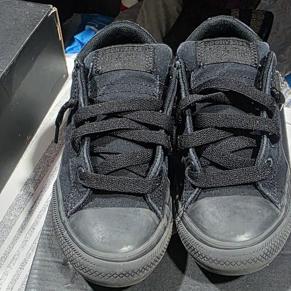Converse Kids Black Sneakers